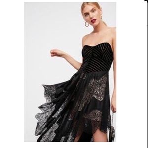 NWOT Free People Dark Fairy Dress